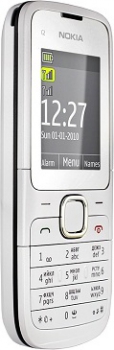 Nokia C2-00 Dual Sim Snow White